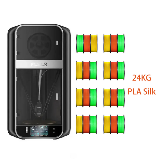 Imprimante 3D FLSUN S1 Pro - Comprend 24KG de PLA Silk